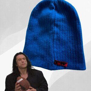 🧢  Tommy Wiseau Blue Beanie - Designed in the USA